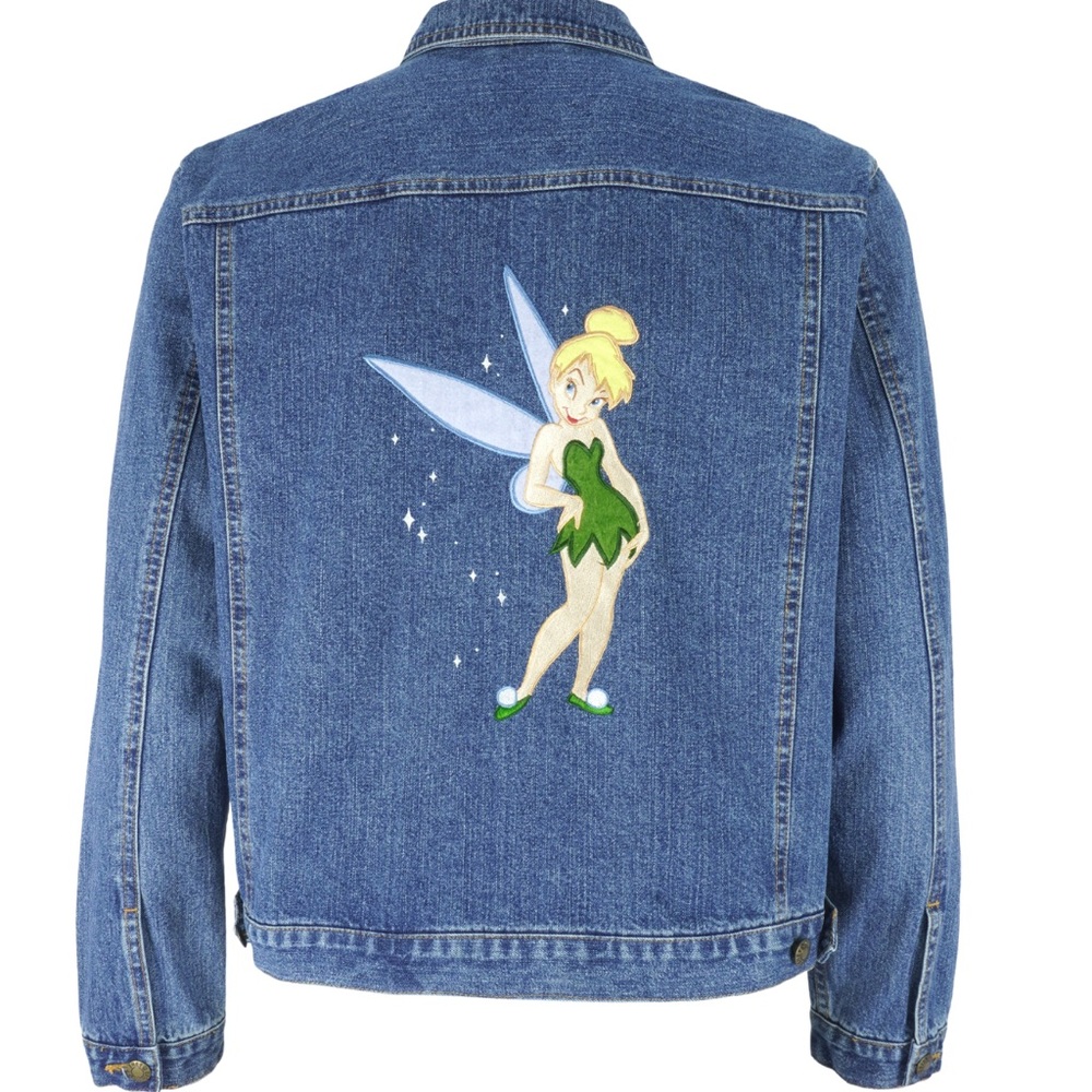 Disney Tinker Bell Embroidered Vintage 90’s/Y2K Denim Jacket